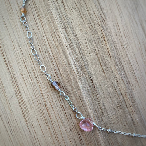 Glass Beaded “Garbage” Chain / 16”