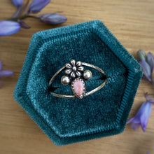 Load image into Gallery viewer, Pink Opal Flower Ring / Size 9-9.25
