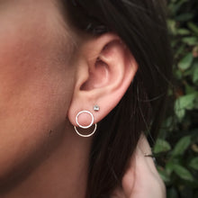 Load image into Gallery viewer, Hammered Circle Ear Jackets / Made to Order