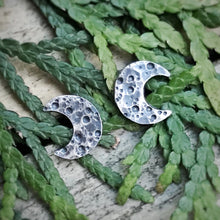 Load image into Gallery viewer, Crescent Moon Studs / Made to Order