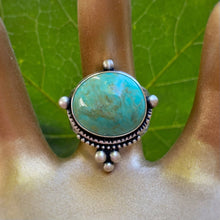 Load image into Gallery viewer, Turquoise Mountain Statement Ring / Size 7.25 - 7.5