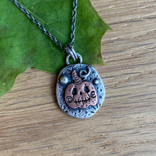Load image into Gallery viewer, Jack-O Pendant Necklace / 18”