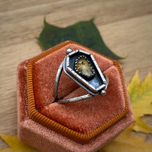 Load image into Gallery viewer, Citrine Coffin Ring / Size 9.75