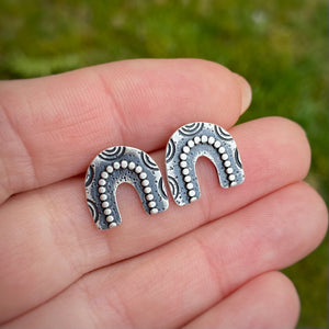 Rainbow Arch Studs / Made to Order