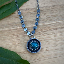 Load image into Gallery viewer, Mineral Park Turquoise Shadowbox Necklace / 15.75”