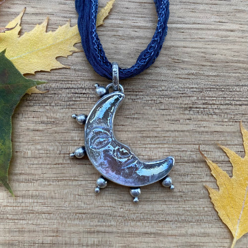 Glass Celestial Choker Pendant {A}