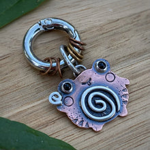 Load image into Gallery viewer, Katy the Frog Copper Charm