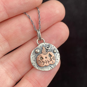Jack-O Pendant Necklace / 20”