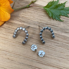 Load image into Gallery viewer, Dotted Arch Stud Earrings {A}