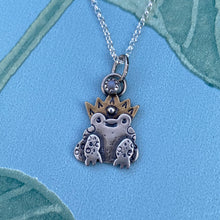 Load image into Gallery viewer, “The Prince” Frog Necklace / Choose Your Own Chain Length!