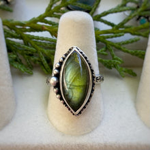 Load image into Gallery viewer, Labradorite Statement Ring / Size 8 - 8.25