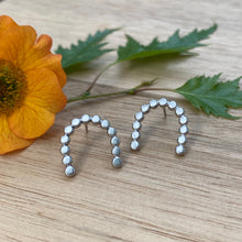 Load image into Gallery viewer, Dotted Arch Stud Earrings {B}