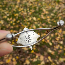 Load image into Gallery viewer, Labradorite Evil Eye Cuff