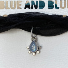Load image into Gallery viewer, Rainbow Moonstone Dotty Silk Choker