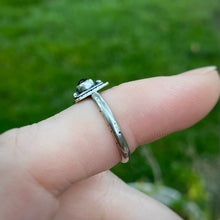 Load image into Gallery viewer, Garnet Rectangle Ring / Size 6.25