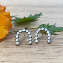 Load image into Gallery viewer, Dotted Arch Stud Earrings {A}