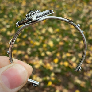 Labradorite Evil Eye Cuff