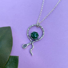 Load image into Gallery viewer, Serpentine Necklace - Malachite / 18” / Made to Order