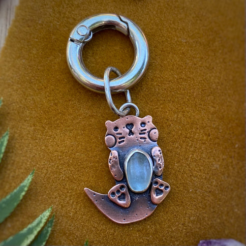 River the Otter Copper Charm