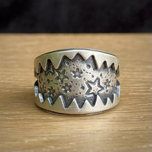 Load image into Gallery viewer, Big Bite Wide Band Ring / Size 7 - 7.5