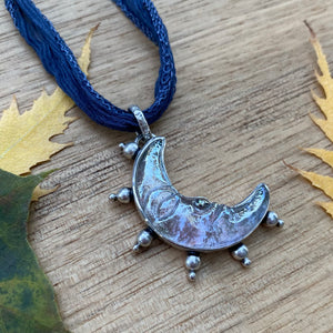 Glass Celestial Choker Pendant {A}
