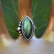 Load image into Gallery viewer, Labradorite Statement Ring / Size 8 - 8.25