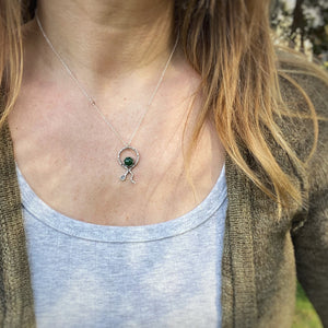 Serpentine Necklace - Malachite / 18” / Made to Order