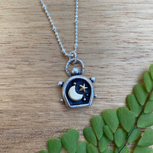 Load image into Gallery viewer, Night Sky Shadowbox Necklace / 18”