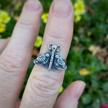 Load image into Gallery viewer, Layered Moth Ring / Size 6.5