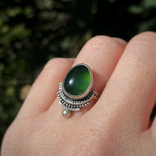 Load image into Gallery viewer, Green Serpentine Statement Ring / Size 8.75