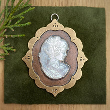 Load image into Gallery viewer, Mother of Pearl Cameo Copper &amp; Brass Wall Hanging {B}