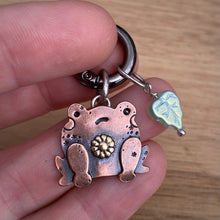 Load image into Gallery viewer, Penelope the Frog Copper Charm