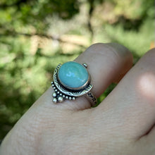 Load image into Gallery viewer, Larimar Statement Ring / Size 6 - 6.25