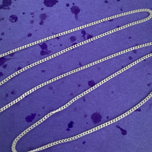 Load image into Gallery viewer, Sterling Silver Curb Chain / 20"