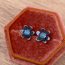 Load image into Gallery viewer, Amazonite Daisy Studs