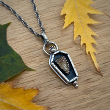 Load image into Gallery viewer, Citrine Coffin Necklace / 19”