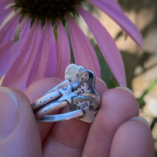 Load image into Gallery viewer, Sunstone Coneflower Ring / Size 10