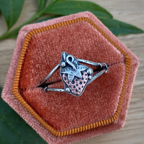 Fresh Picked Strawberry Ring / Size 10