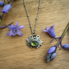 Load image into Gallery viewer, Myles, the Peridot Frog Necklace / 20”