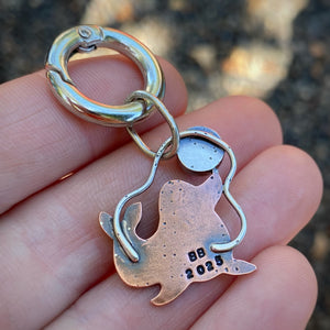 Barnabus the Sea Lion Copper Charm