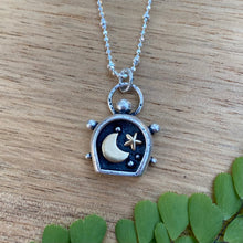 Load image into Gallery viewer, Night Sky Shadowbox Necklace / 18”