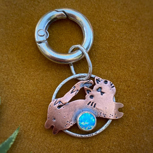 Ariana the Kitty Copper Charm