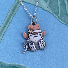 Load image into Gallery viewer, “The Sheriff” Frog Necklace / Choose Your Own Chain Length!