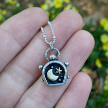 Load image into Gallery viewer, Night Sky Shadowbox Necklace / 18”