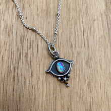 Load image into Gallery viewer, Synthetic Opal Eye Necklace {B} / 17”
