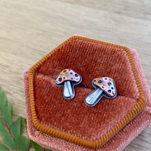 Load image into Gallery viewer, Mixed Metal Mushie Stud Earrings {A}