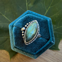 Load image into Gallery viewer, Labradorite Statement Ring / Size 8 - 8.25