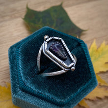 Load image into Gallery viewer, Amethyst Coffin Ring / Size 7.75