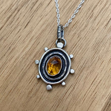 Load image into Gallery viewer, Rose Cut Citrine Necklace / 17”