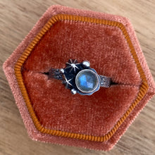 Load image into Gallery viewer, Labradorite Starry Cluster Ring / Size 7